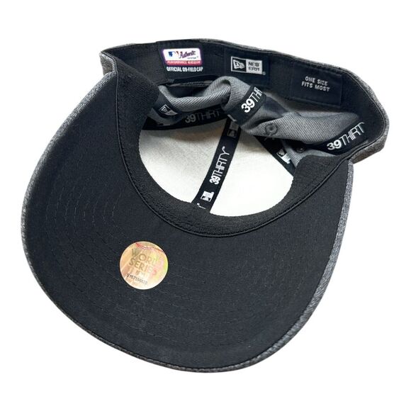 2017 LA Dodgers World Series NL Champions New Era 39Thirty On Field Flex Fit Cap - Picture 6 of 6